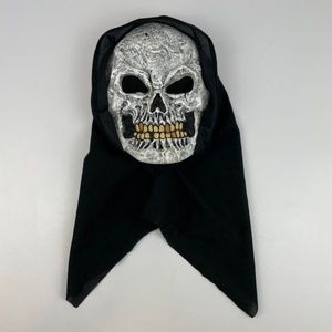 Vintage Easter Unlimited Skull Mask Very Detailed Hooded Halloween